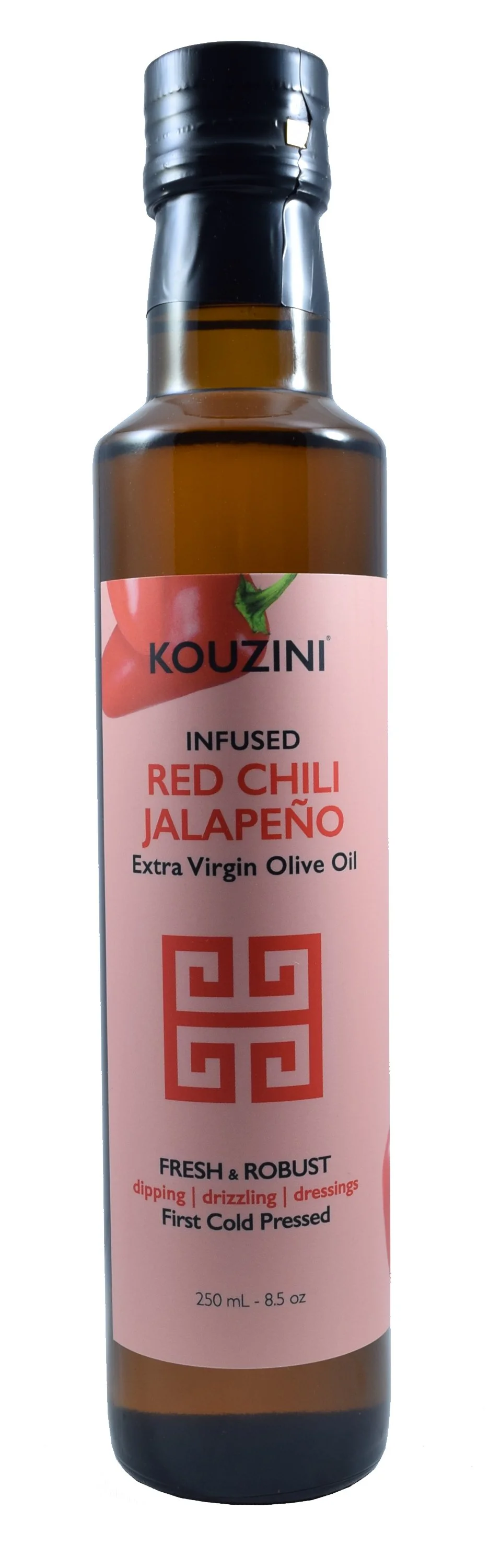 Kouzini Red Chili Jalapeno Infused Extra Virgin Olive Oil — KOUZINI